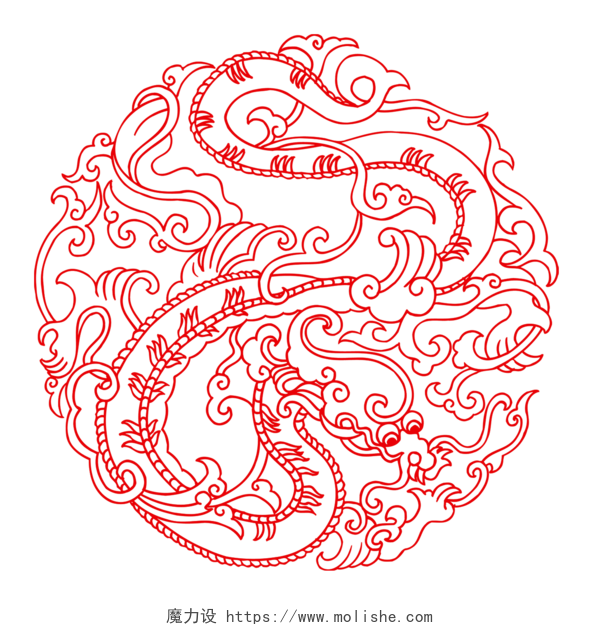 龙纹素材 - 魔力设